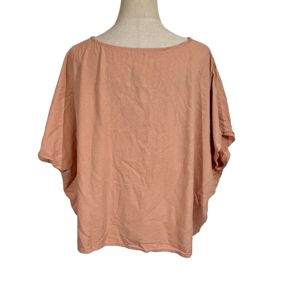 Jamie + The Jones The Pocket Box Top 100% Raw Silk in Blush- Still Full Price - Picture 6 of 9